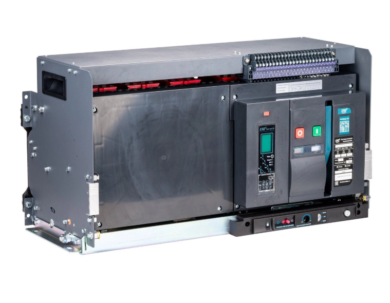 (RUS) Воздушный автоматический выключатель ESQ ВА99-40HCB 3B M2C2S2 3H 6300A (с корзиной, 3пол. 6300А, 150 кА, тип реле 3H, с мот. приводом 220В, кат. вкл 220В и нез. расцеп 220В) купить с доставкой по РФ