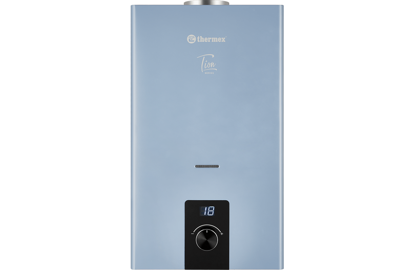 Водонагреватель газовый проточный бытовой THERMEX T 20 D (Silver Grey)