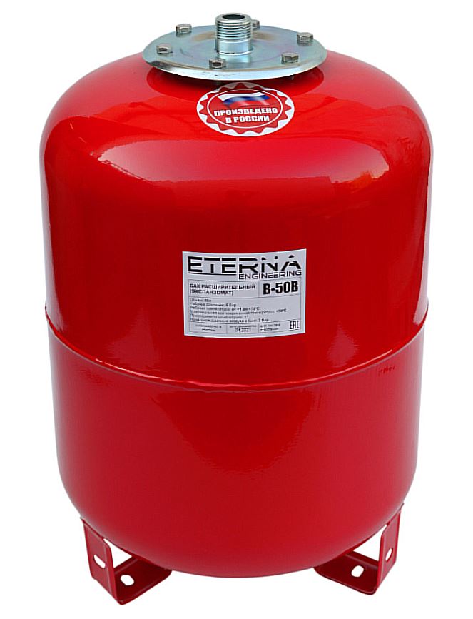 Гидроаккумулятор Eterna В-50В оцинк.