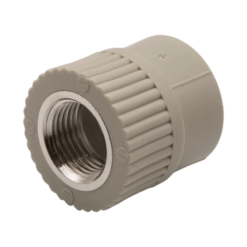 Муфта комб. вн 25х1/2'' EVER® plast серый купить с доставкой по РФ