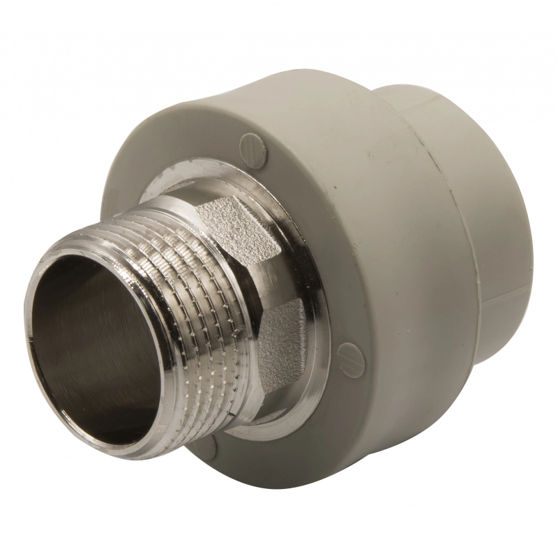 Муфта комб. нар 40х1 1/4'' под ключ EVER® plast серый купить с доставкой по РФ