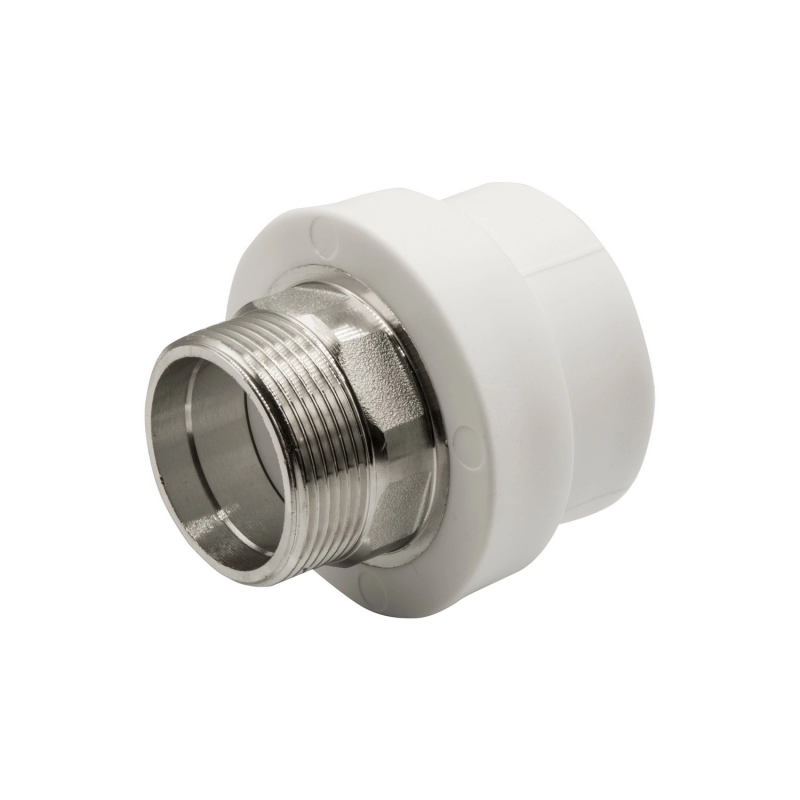 Муфта комб. нар 50х1 1/2'' под ключ EVER® plast белый купить с доставкой по РФ