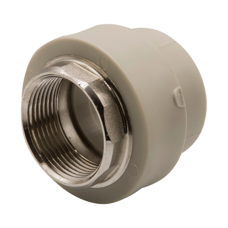 Муфта комб. вн 50х1 1/2'' под ключ EVER® plast серый купить с доставкой по РФ