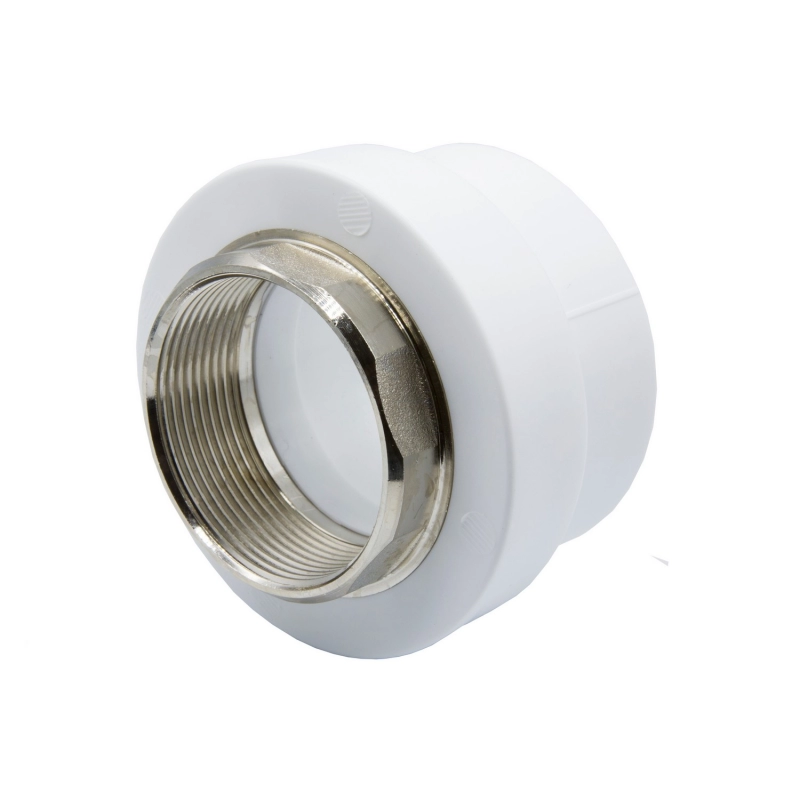 Муфта комб. вн 63х2'' под ключ EVER® plast белый купить с доставкой по РФ