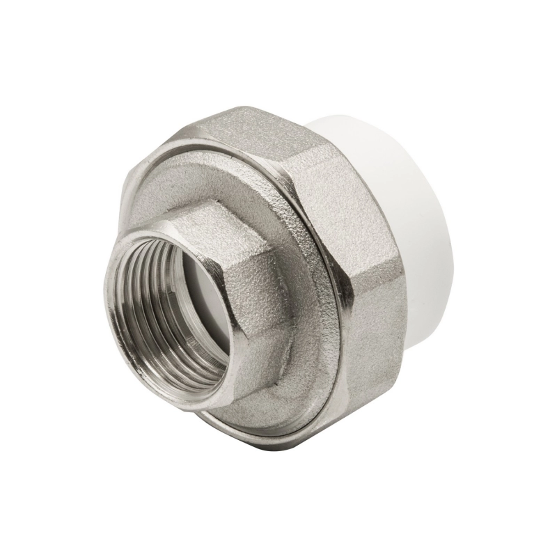 Муфта комб. разъемная, вн 32х3/4" EVER® plast белый купить с доставкой по РФ