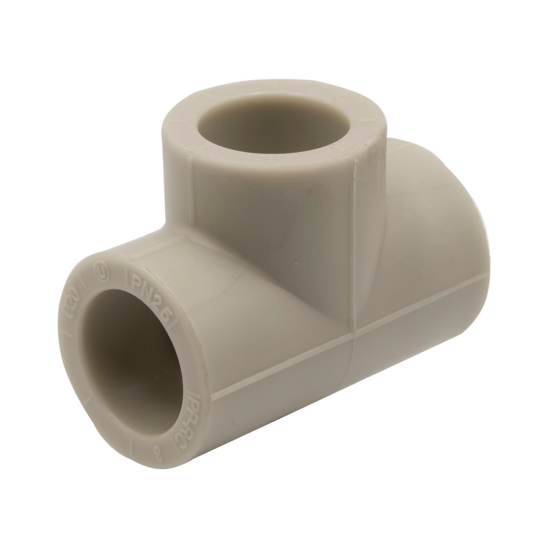 Тройник 20 EVER® plast серый