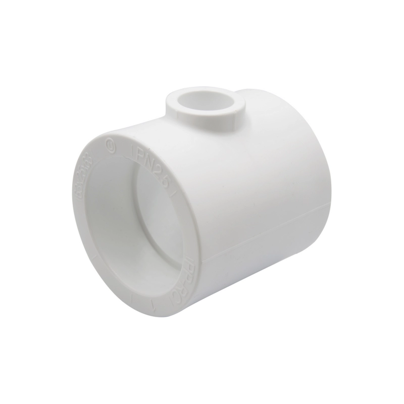 Тройник переходной 63х20х63 EVER® plast белый