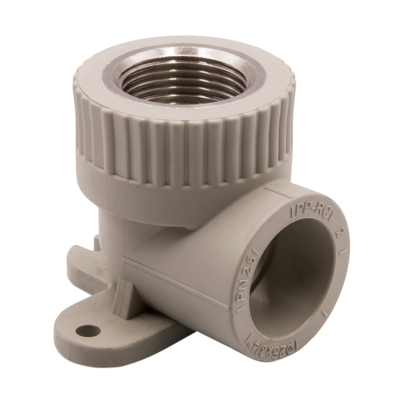 Уголок вн 25х3/4'' с креплением EVER® plast СЕРЫЙ