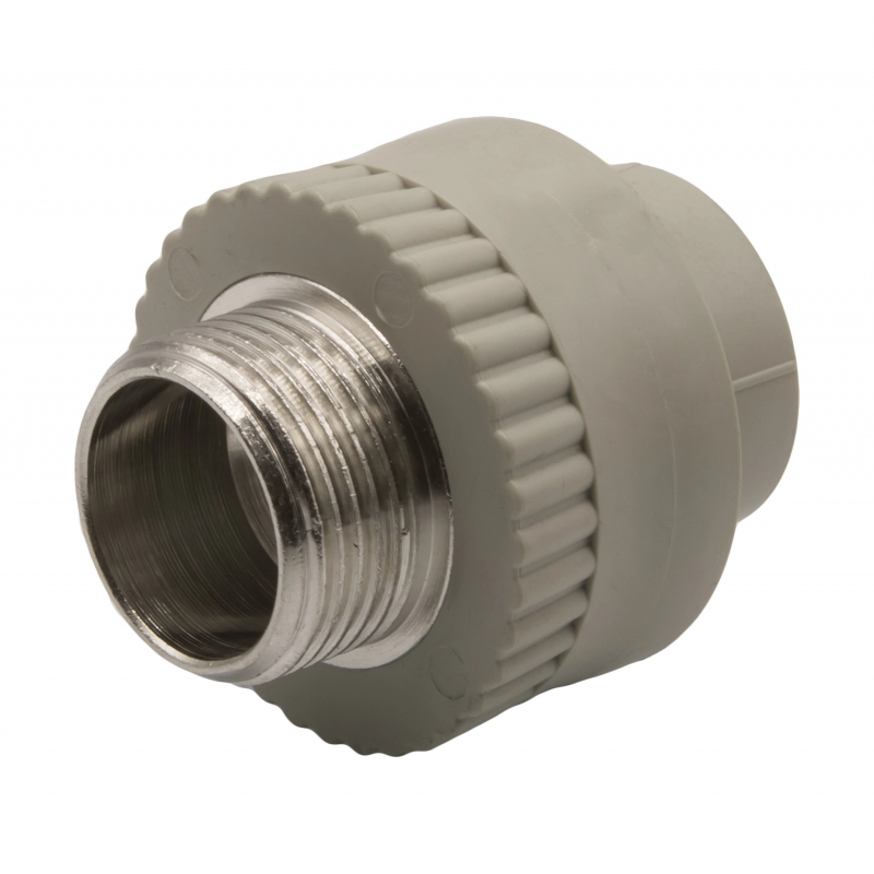 Муфта комб. нар 20х3/4'' EVER® plast серый купить с доставкой по РФ