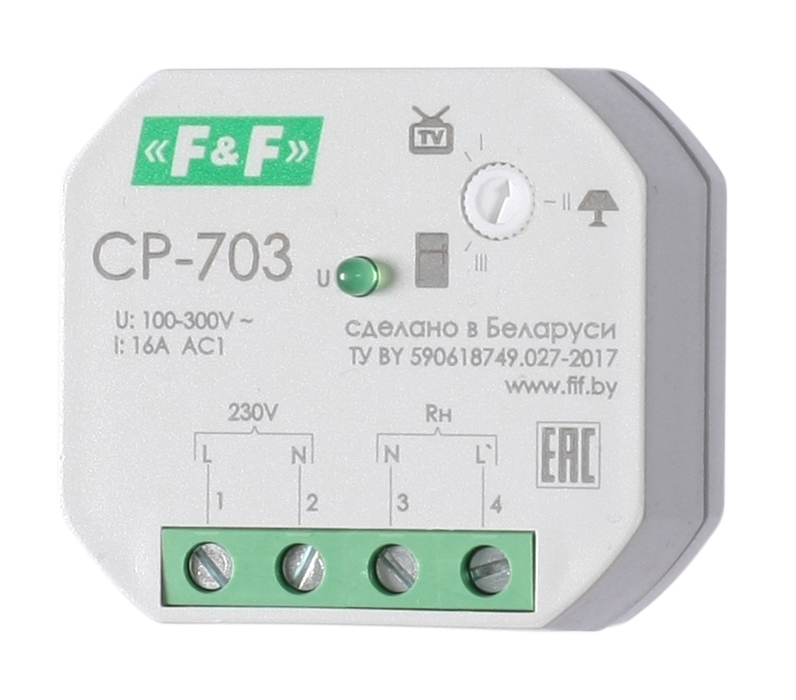 Реле напряжения F&F CP-703 EA04.009.011