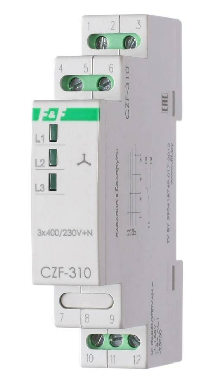 Реле контроля фаз F&F CZF-310