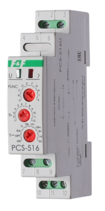 Реле времени многофункциональное F&F PCS-516U