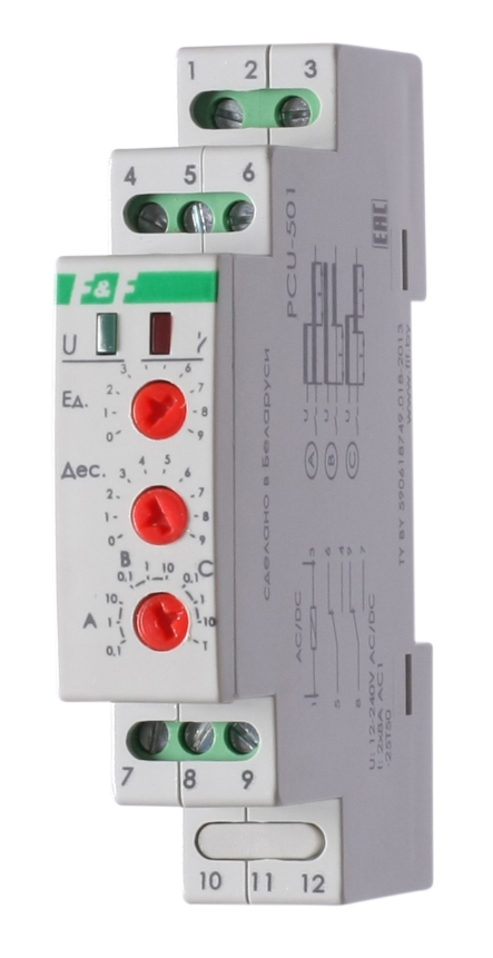 Реле времени многофункциональное F&F PCU-501