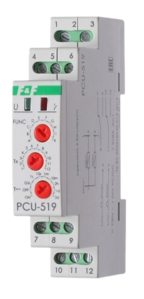 Реле времени многофункциональное F&F PCU-519