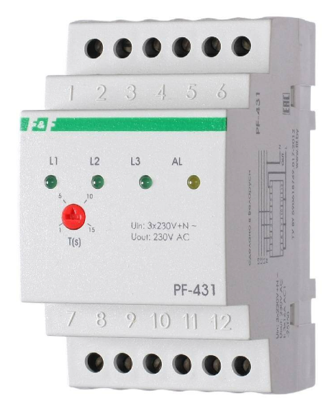 Реле выбора фаз F&F PF-431