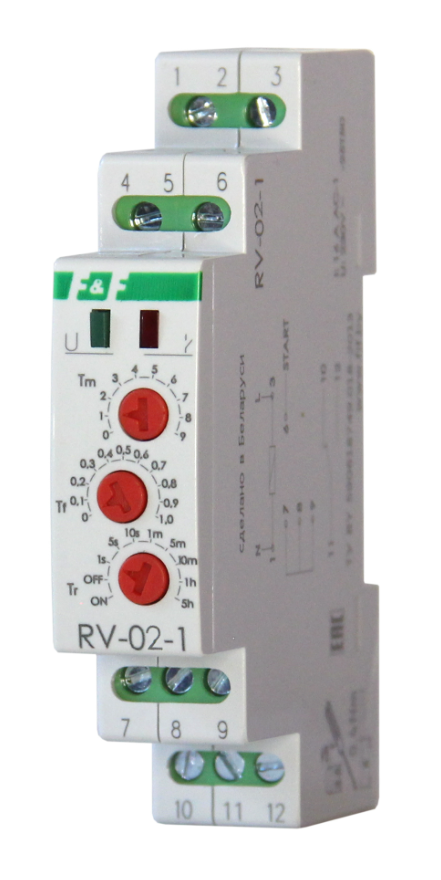 Реле времени однокомандное F&F RV-02-1