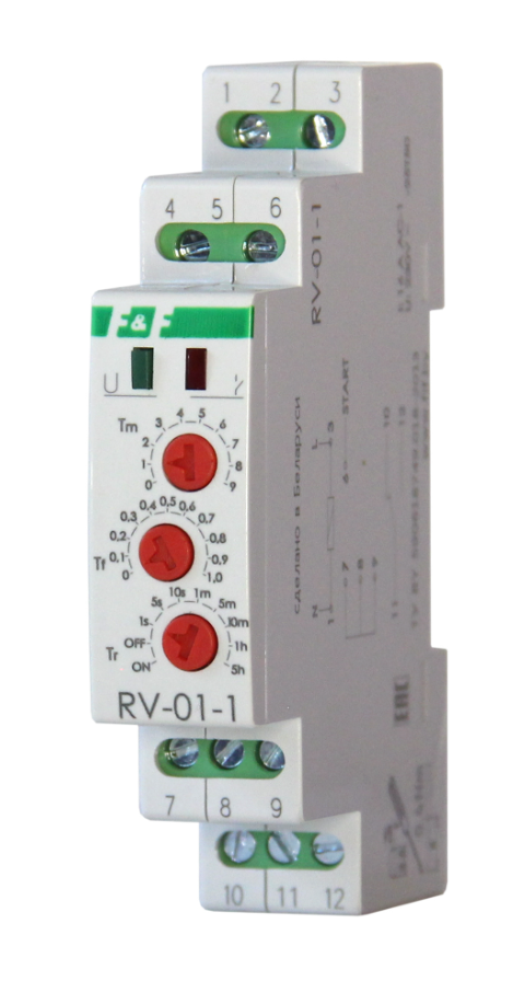 Реле времени однокомандное F&F RV-01-1