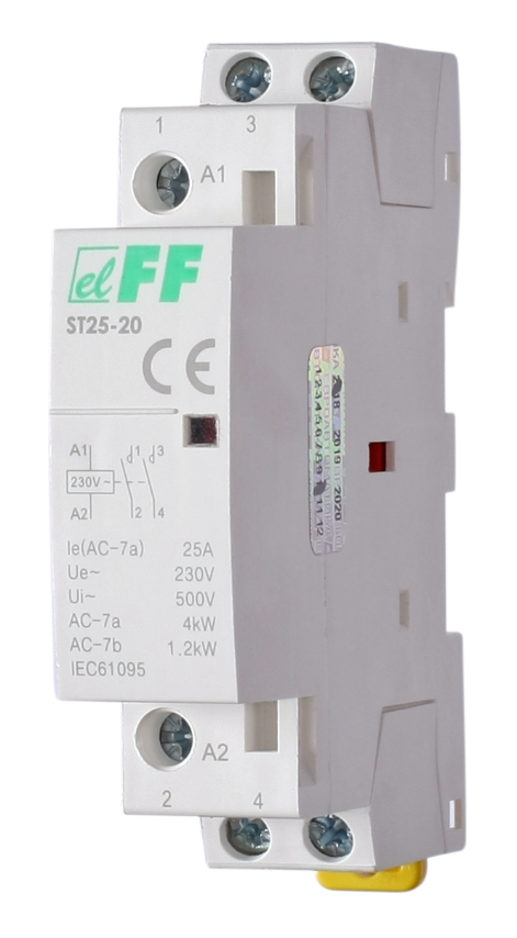 Контактор модульный F&F ST25-20
