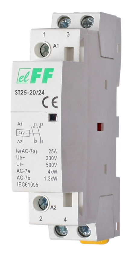 Контактор модульный F&F ST25-20/24 купить с доставкой по РФ