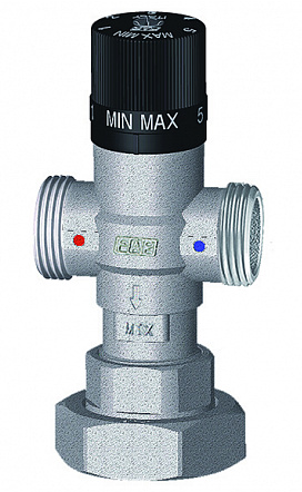 Термосмеситель FAR 1"НР  с ответной гайкой 1 1/2"ВР