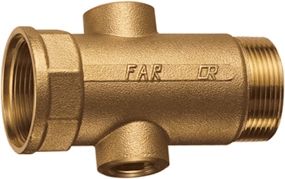 Коллектор FAR 1 1/2" с 2 отводами 3/4" ВР купить с доставкой по РФ