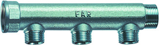 Коллектор FAR 1" с 3 отводами 1/2" купить с доставкой по РФ