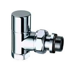 Вентиль запорный угловой FAR, 1/2" ВР (серебряный), EPDM