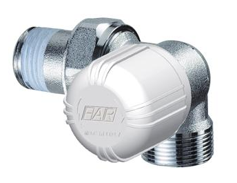 Вентиль термостатический трехосевой правосторонний FAR 1/2" М24х19