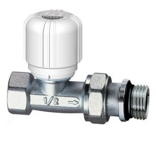 Вентиль термостатический прямой FAR 1/2" ВР, EPDM