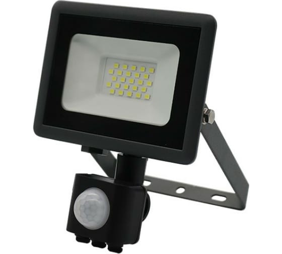Прожектор ФАZА СДО-10 20w SENSOR 6500K GR IP65 230V с датчиком движения