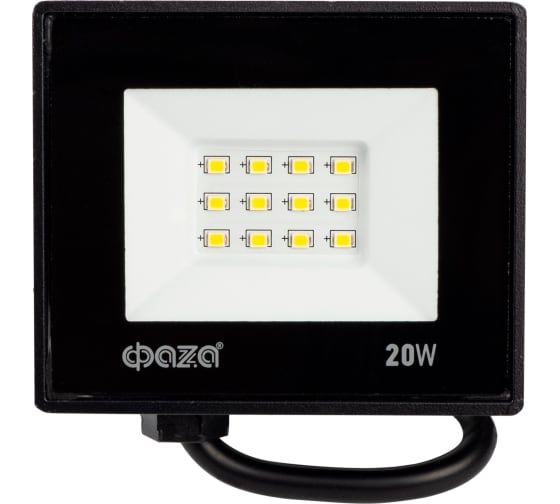 Прожектор ФАZА СДО-20 20w 6500K BL IP65 230V