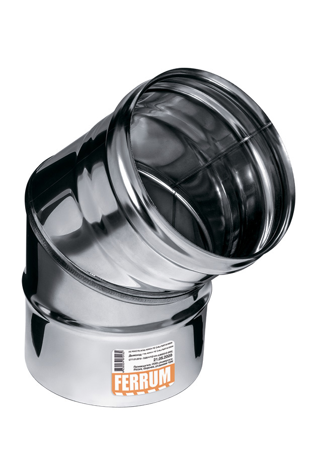Колено Ferrum угол 135° (430/0,5 мм) Ф100