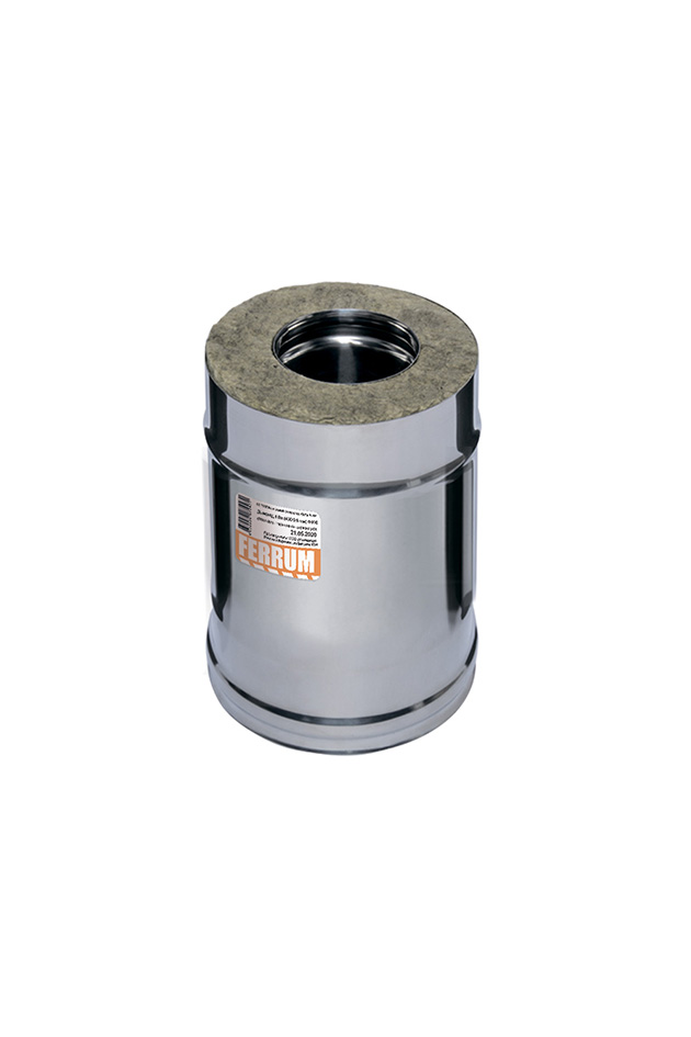 Сэндвич Ferrum 0,25м (430/0,8 мм + нерж.) ф150х250