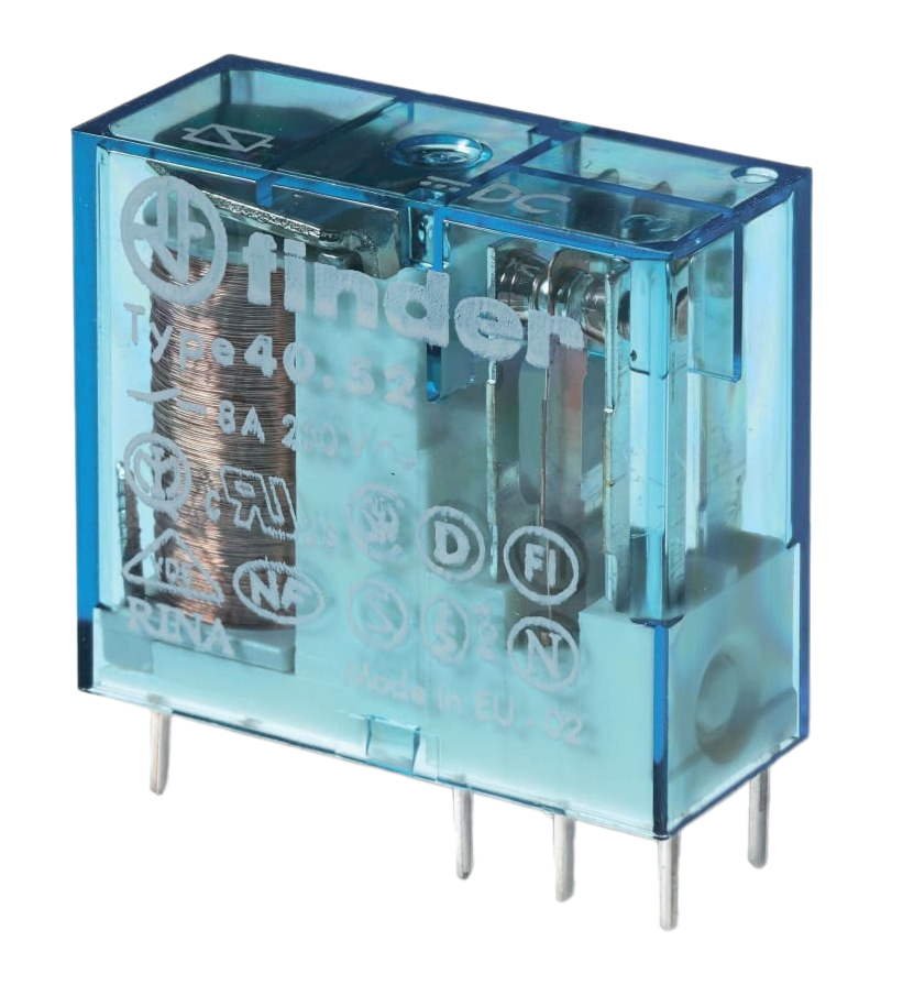 Реле миниатюрное Finder 2co 8а кат. 24в dc