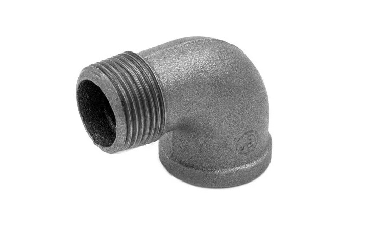 Угольник Fittex PLUS чугун Ду15 (1/2") м/р