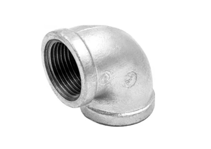Угольник Fittex PLUS чугун оцинкованный Ду40 (1 1/2") м/м