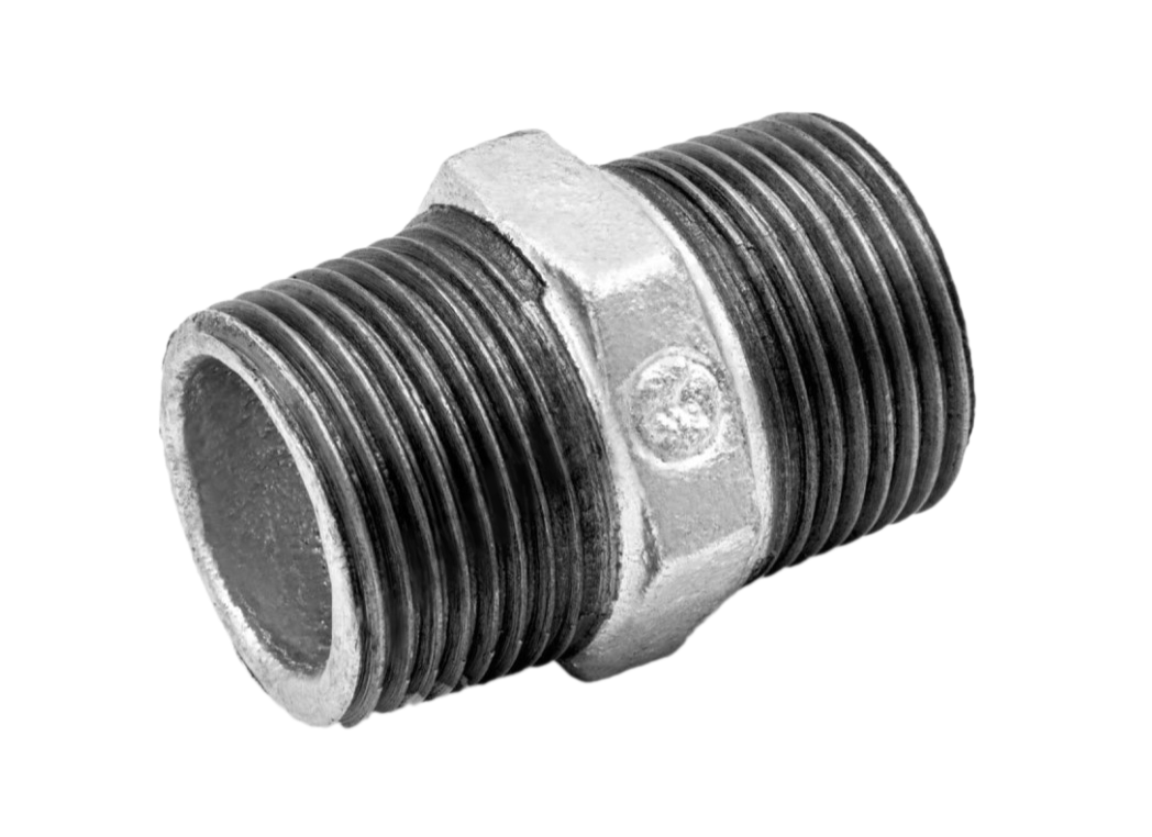 Ниппель Fittex PLUS чугун оцинкованный Ду40 (1 1/2") НР