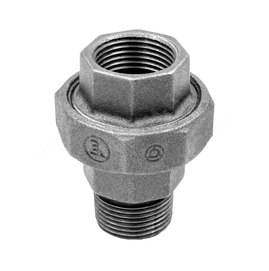 Соединитель Fittex PLUS чугун американка Ду15 (1/2") м/р конусный