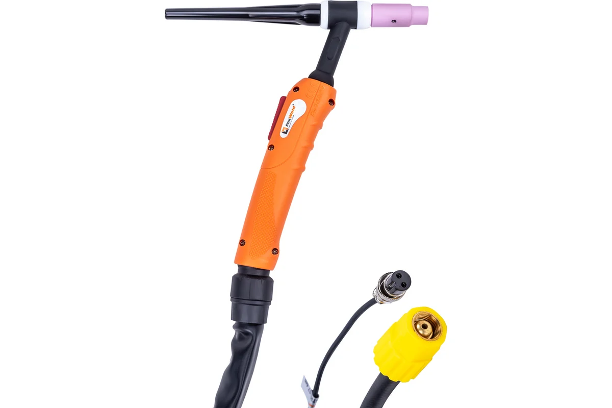 Горелка Foxweld UnoTIG-17 4м (М16, кнопка) купить по цене 4748 руб.