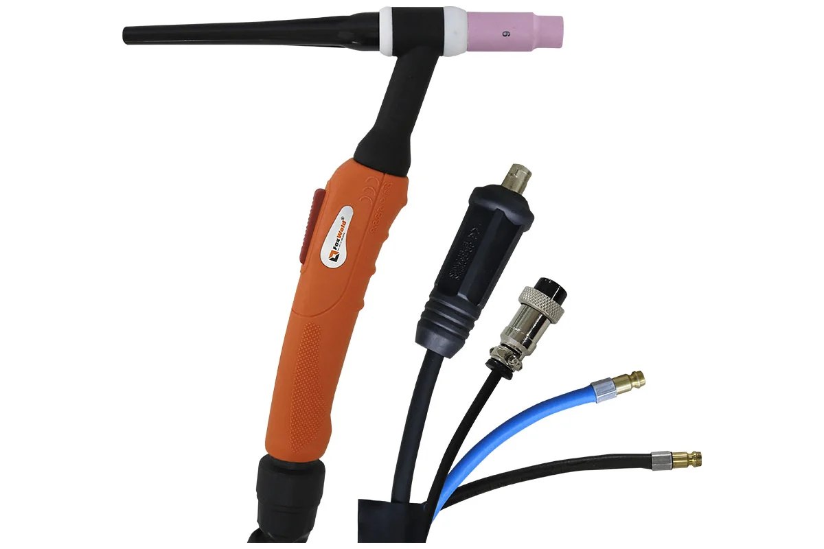 Горелка Foxweld UnoTIG-18-Flex 4м (35мм2,кноп, ж/о)