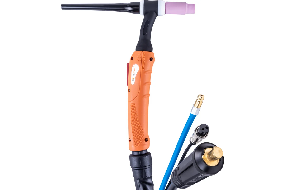 Горелка Foxweld UnoTIG-26-Flex 4м (35мм2, кнопка) купить по цене 7294 руб.