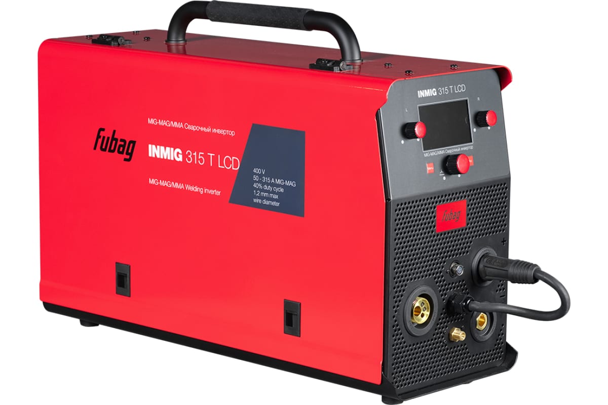 Сварочный полуавтомат инвертор FUBAG INMIG 315T SYN LCD 31591 + горелка FB 360 3м оформить заказ с доставкой с ближайшего склада