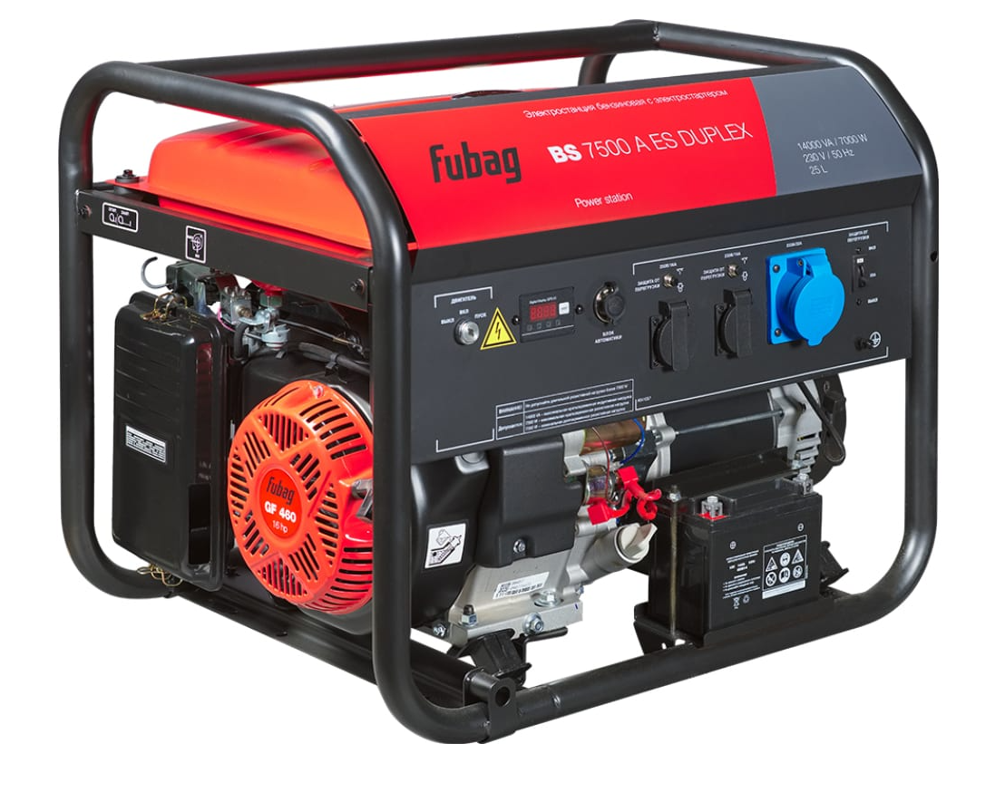 Генератор бензиновый FUBAG BS 7500 A ES DUPLEX