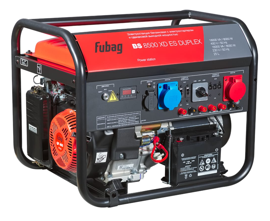 Генератор бензиновый FUBAG BS 8500 XD ES Duplex