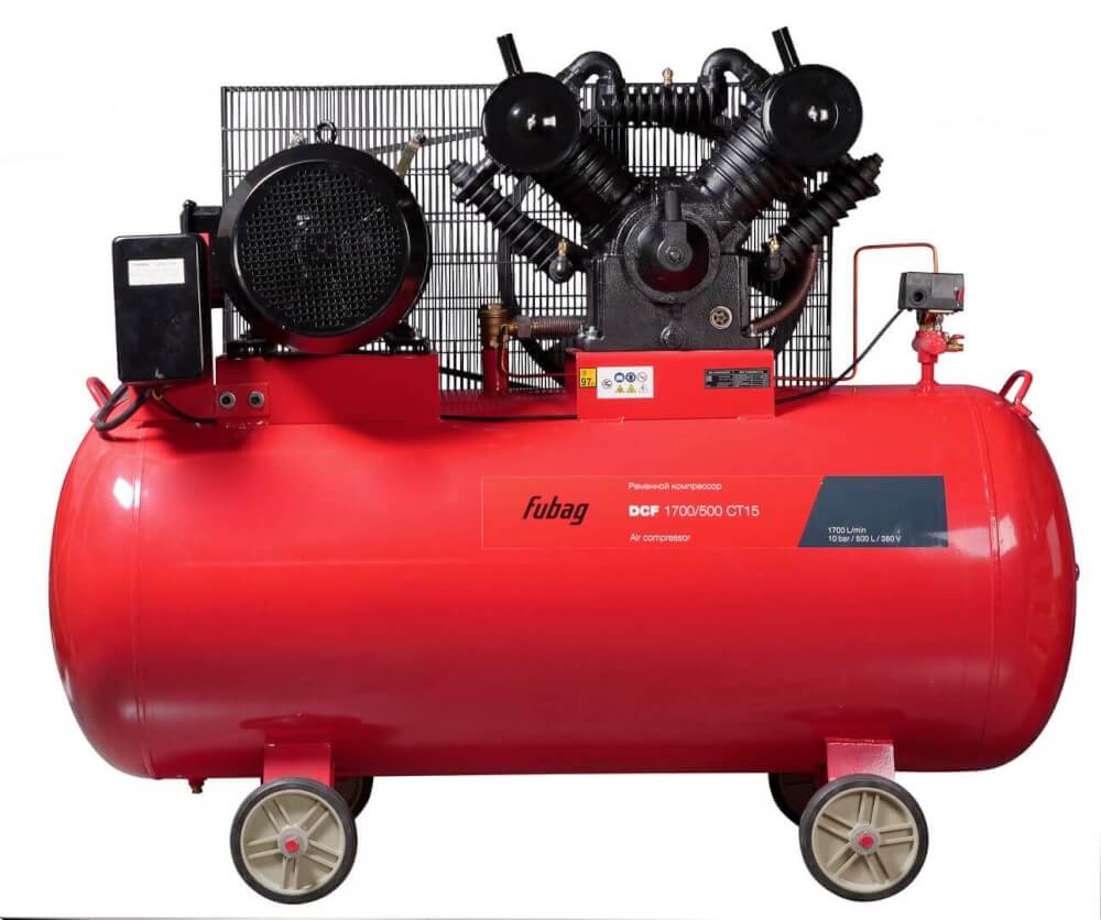Компрессор FUBAG DCF-1700/500 СТ15 двухступенчатый заказать со складов по всей России