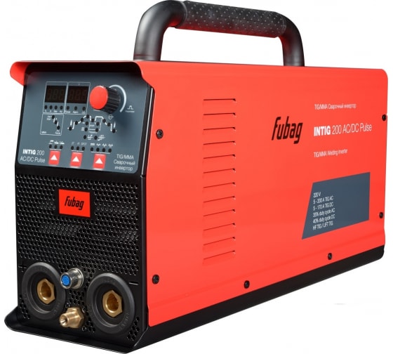 Сварочный инвертор FUBAG INTIG 200 AC/DC PULSE + горелка FB TIG 26 5P 4m Up&Down купить с доставкой по РФ