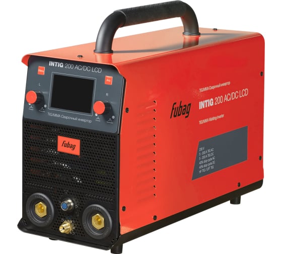 Сварочный инвертор FUBAG INTIG 200 AC/DC Pulse LCD + Горелка FB TIG 26 5P 4m