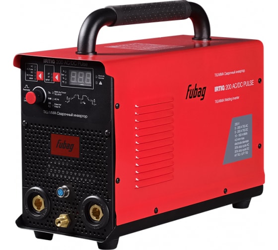 Сварочный инвертор FUBAG IRTIG 200 AC/DC PULSE + горелка FB TIG 26 5P 4m Up&Down