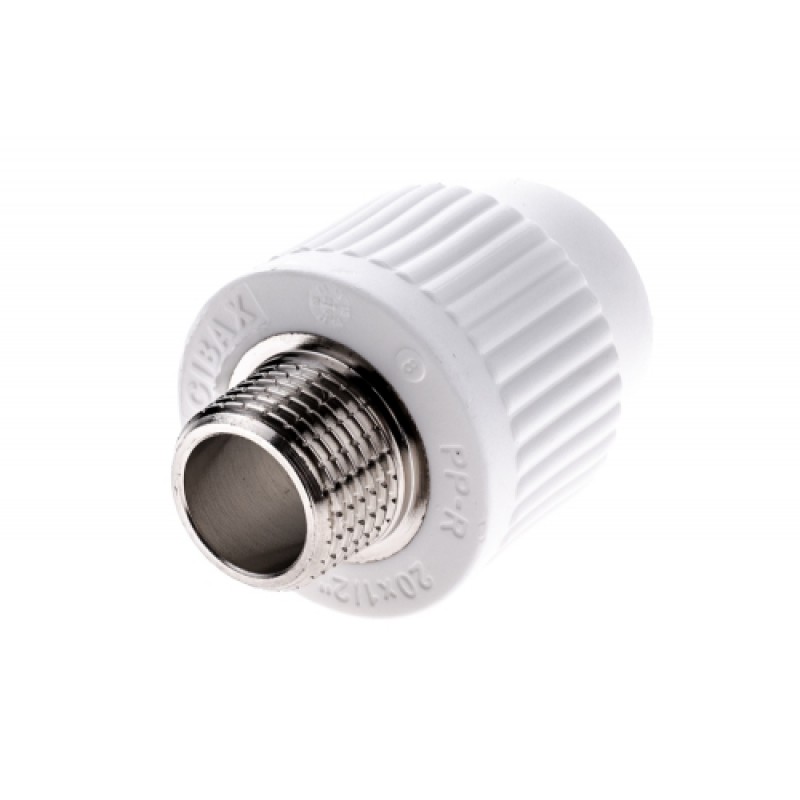 Муфта Fusitek комб. с нар.р. PPR (W) - 20 x 3/4" (20 шт / 180 шт)