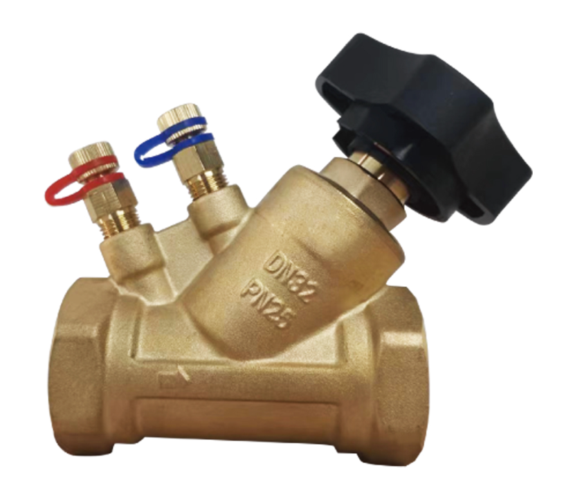 Балансировочный клапан стат. резьбовой GALA 1206, корп. латунь, р/р BSPT, PN25, -10…+100°C, Ду40 купить с доставкой по РФ